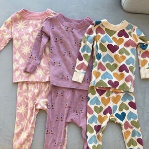 Hanna Andersson Three Sets of Pajamas, 2T